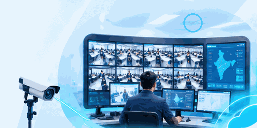 CCTV monitoring and examination control room