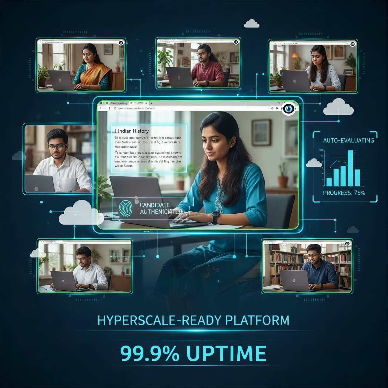 Lab-based computer examination